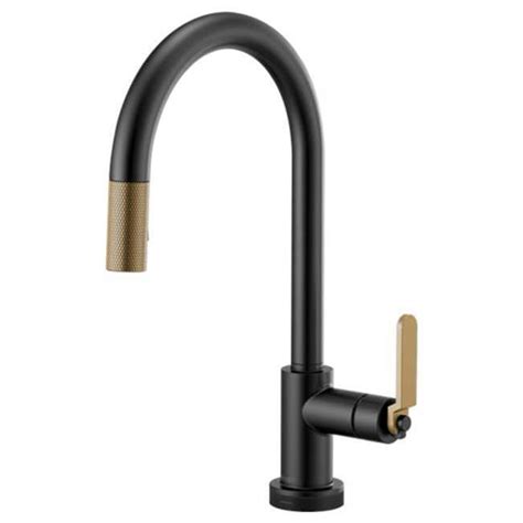 Brizo Litze® Smarttouch® Pull Down Kitchen Faucet With Arc Spout And Industrial Handle