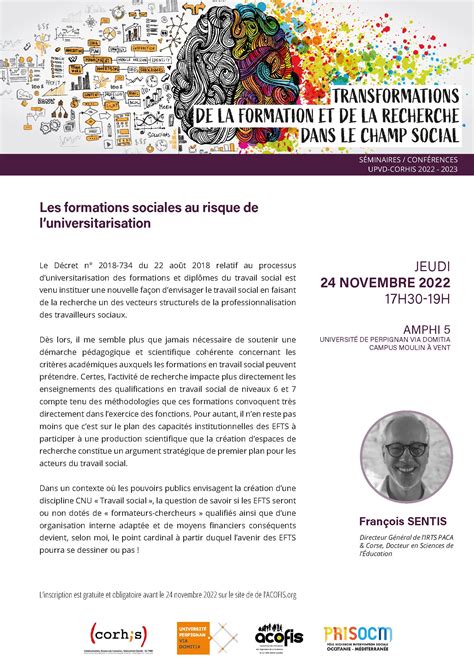 Séminaire CORHIS du jeudi 24 novembre 2022 Association des Chercheurs