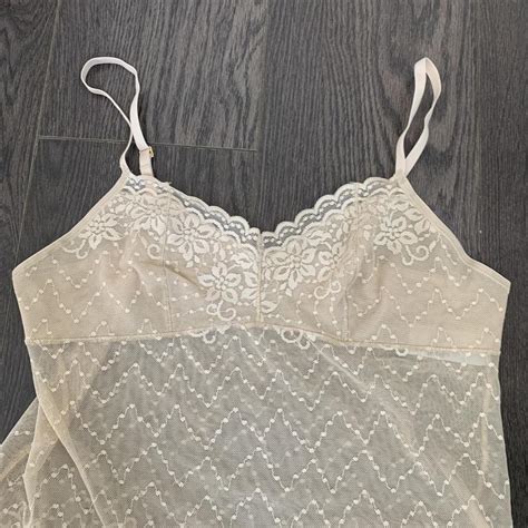 Vanity Fair Light Nude Lace Unlined Bra Top Depop