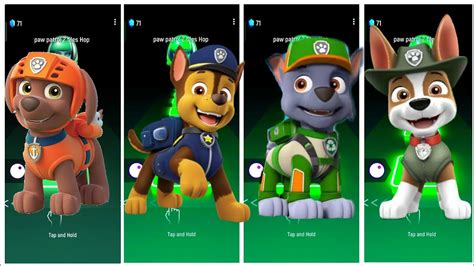 Zuma Paw Patrol Chase Everest Rocky Paw Patrol Tracker Paw Patrol