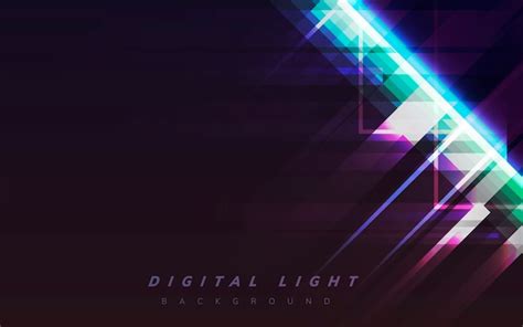 vector digital light background