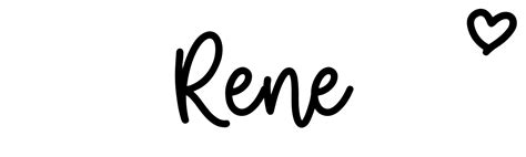 Renee And Rene Name Meaning Origin Variations And More