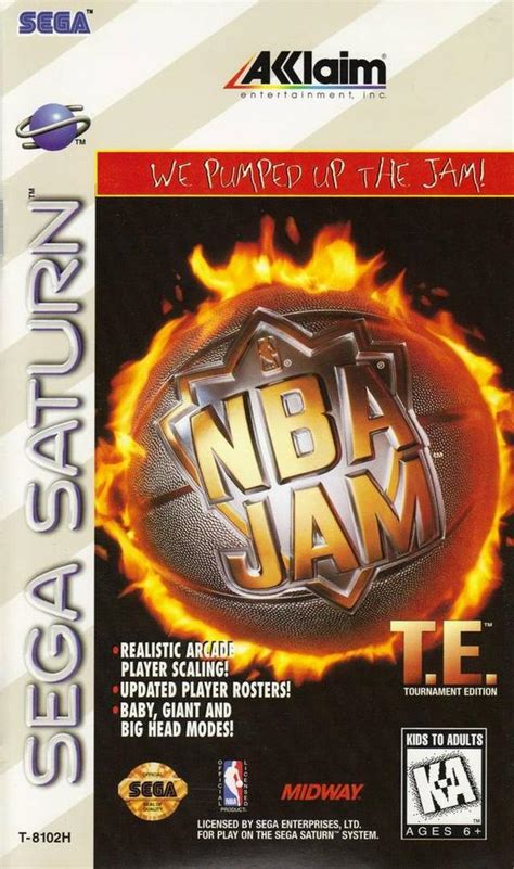 Nba Jam Tournament Edition Sega Saturn Game