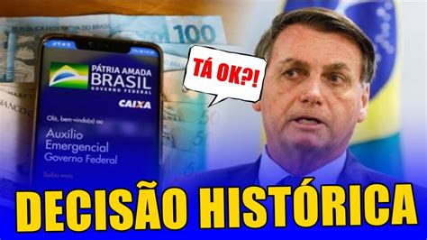 Aux Lio Emergencial Bolsonaro Manda Recado Aos Brasileiros E Toma