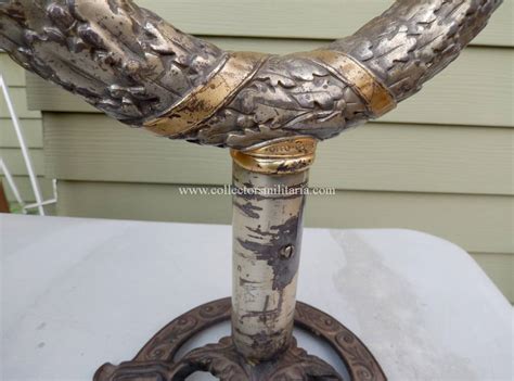 A Very Historical Wwii German Deutschland Erwache Flag Pole Top