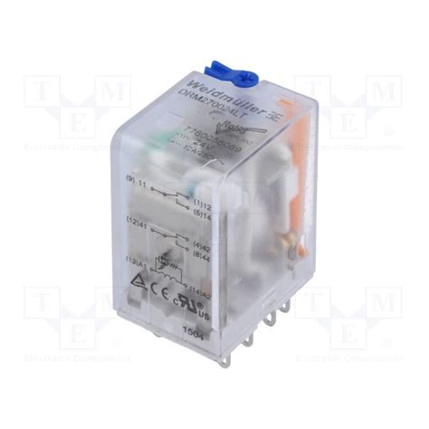 Jual Weidmuller Relay Drm Drm Lt Co V Dc A Shopee