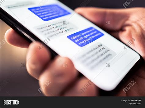Text Message Phone Image And Photo Free Trial Bigstock