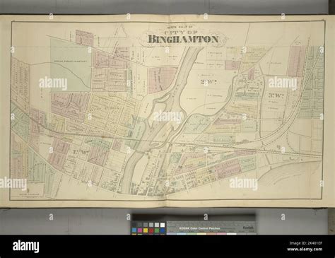 North Half Of City Of Binghamton Cartographic Atlases Maps 1876