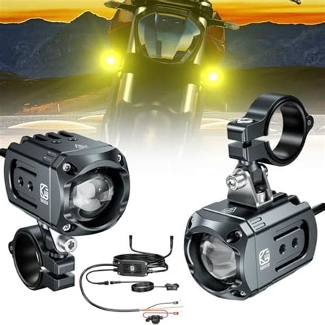 Amazon Kewig Motorcycle Auxiliary Led Light Kit Driving Spotlights