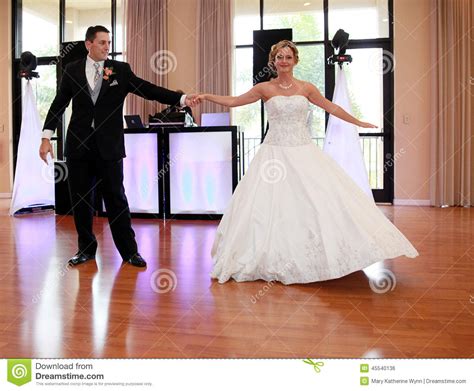 Bride And Groom Dancing Stock Photo Image Of Beautiful 45540136