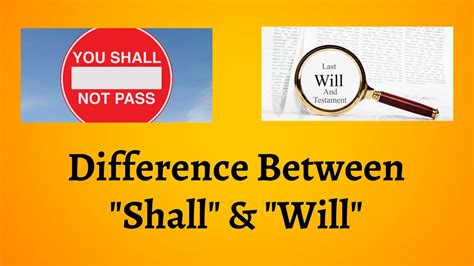 Difference Between Shall And Will Understanding The Fine Line Between