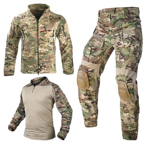 Pantalones T Cticos De Camuflaje Para Hombre Con Almohadilla Uniforme