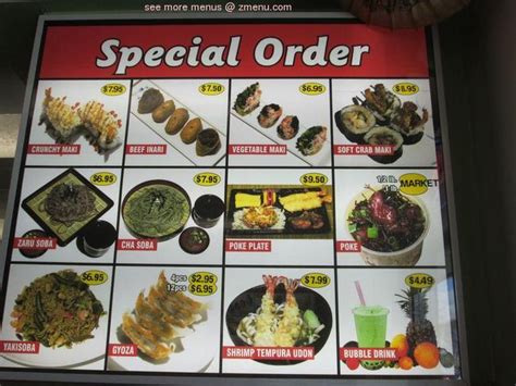 Online Menu Of Ohana Bbq And Sushi Restaurant Aiea Hawaii 96701 Zmenu