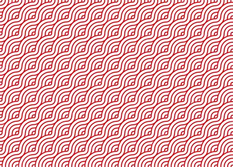 Premium Vector | Abstract red wave seamless pattern background template