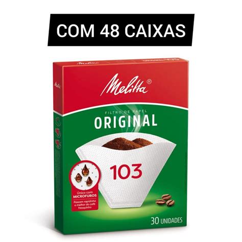 Filtro de Papel Melitta 103 Caixa com 30 unidades - Filtro de Café ...