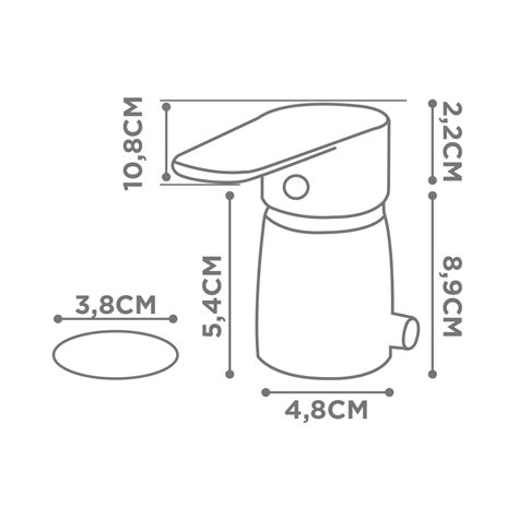 Krumm Sophie Bidet Monocomando Cromo 35mm Construnort