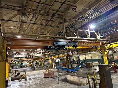 2 75 Ton X 35′ Overhead Bridge Cranes W 125′ Of Shared Runway