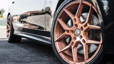 Giovanna Wheels Haleb Custom Brushed Copper Rims Gv