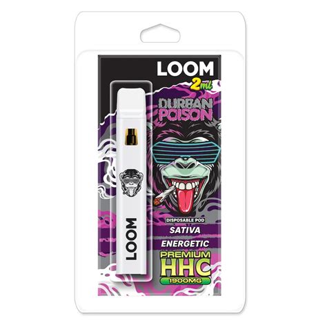 Durban Poison HHC Disposable Vape 2ml By LOOM ESmokeStore