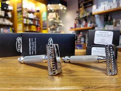 RazoRock German 37 Slant Double Edge Razor - The Gentleman's Groom Room
