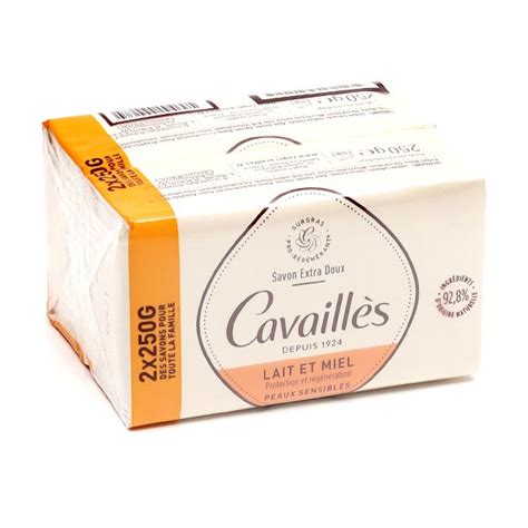 Rogé Cavaillés Savon surgras lait et miel pour peaux sensibles