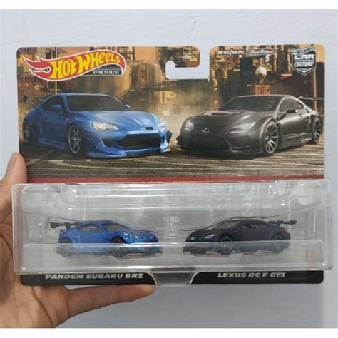 Jual Hot Wheels Premium Two Pack Pandem Subaru BRZ Lexus RC Shopee Indonesia