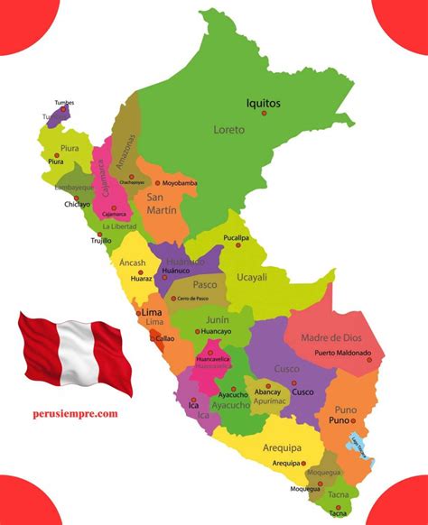 Departamentos O Regiones Del Perú