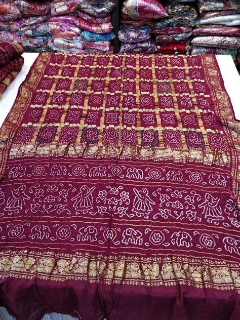 Rani Pink Gharchola Bandhani Saree Kala Bandhej Bandhani Kutch Artofit