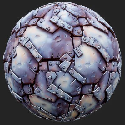 Stylized Metal Seamless Texture By Zames D