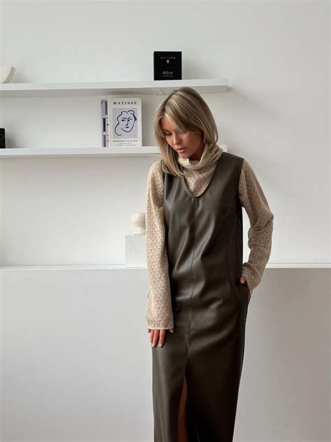 Сарафан Экокожа купить в интернет-магазине женской одежды «Mabag.eco»