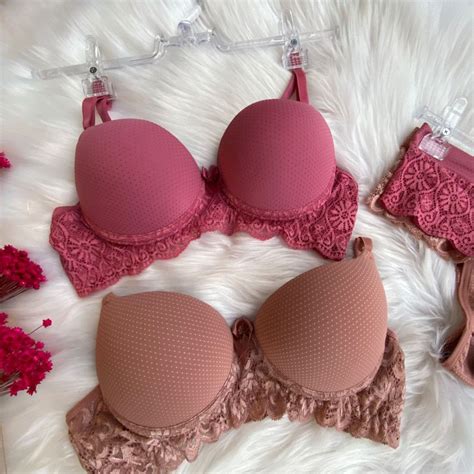 Kit Conjuntos De Lingerie Dry Renda Suti Calcinha Semi Fio