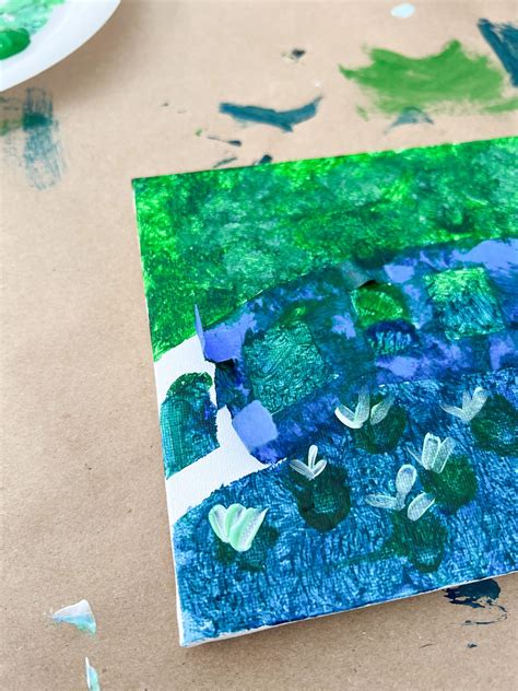 How to Make a Monet Inspired Painting with Kids - Robyn's French Nest