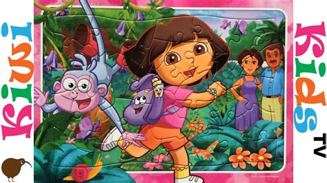 Dora The Explorer Jigsaw Puzzle Row Row Row Your Boat Kiwi Kids Tv