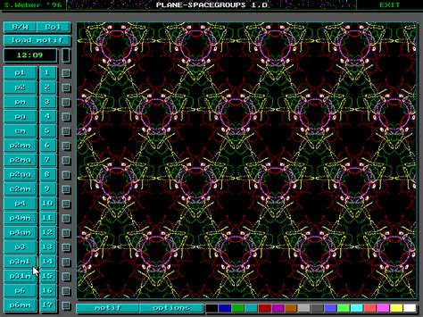 plane spacegroups wallpaper