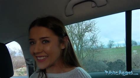 Public Agent Nervous Brunette Gets So Creamy During Risky Sex It S A Beautiful Pussy