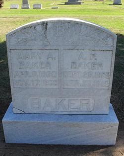 Mary Augusta Molly Baker M Morial Find A Grave