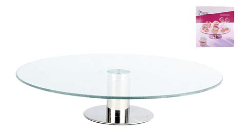 Стойка для торта вращающаяся (стекло ) Крутящаяся подставка.Диаметр 25 ...