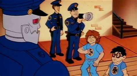 Loucademia de Polícia a serie animada Tiras e Robôs Nostalgia TV