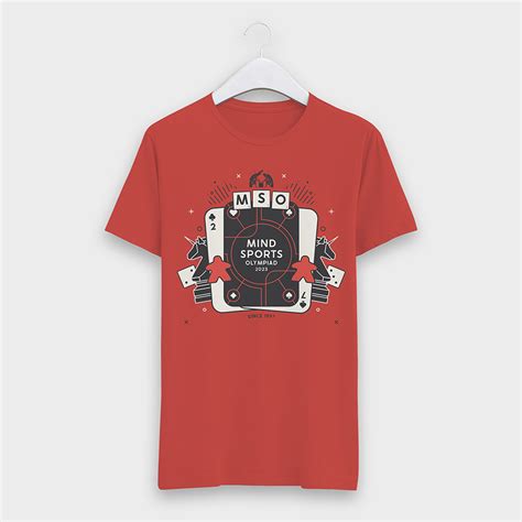 Mind Sports Olympiad T Shirt Red Mind Sports Olympiad