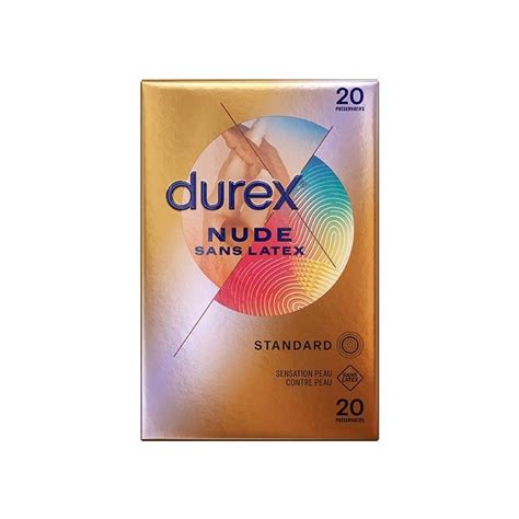 DUREX Préservatifs Nude Sans Latex