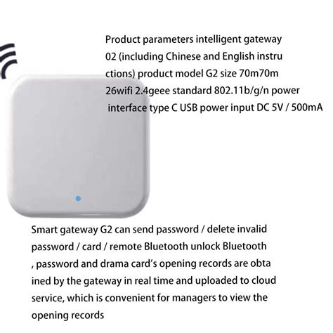 G Gateway For Tt Lock App Bluetooth Smart Electro Grandado