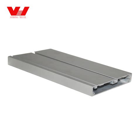 Anodized Black Silver Customized Wall Aluminium Skirting Board