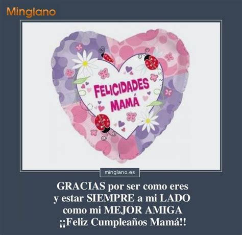 FRASES de FELIZ CUMPLEAÑOS para mi MAMÁ