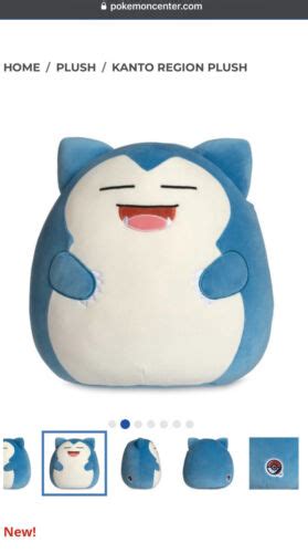 Snorlax Squishmallow Pokemon Center Exclusive Inch Order Confirmed