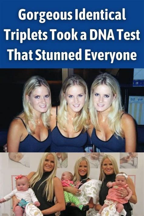 Gorgeous Identical Triplets Took A Dna Test That Stunned Everyone Valuable Vinyl Records Memes