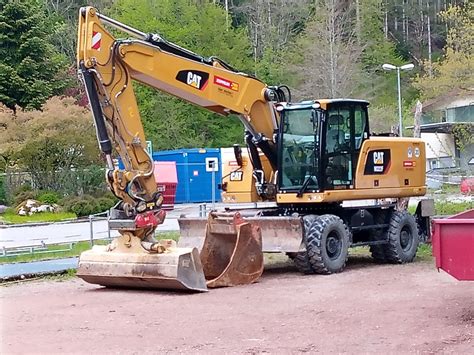 Caterpillar Mobilbagger M F Seite Caterpillar Baumaschinen