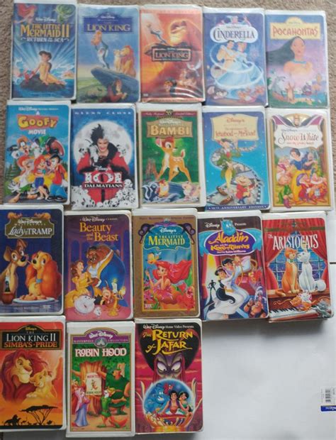 disney vhs images  pinterest vhs tapes childhood