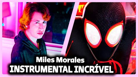 Homem Aranha Miles Morales Atrav S Do Aranhaverso Tk Raps React