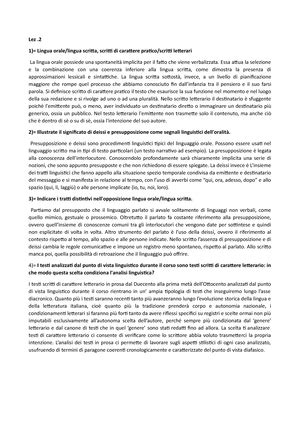 Esempio Cover Letter Riassunto Didattica Della Lingua Italiana