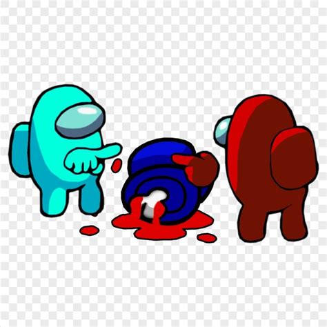 Hd Among Us Blue Character Reported Dead Body Png Citypng